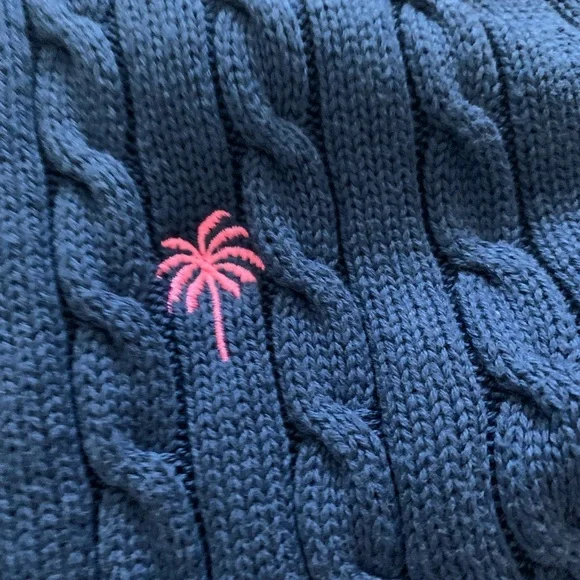 Lilly Pulitzer Blue Full Zip Hoodie size Medium - Picture 5 of 5